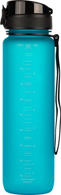 Бутылка для воды UZSPACE Frosted 3038 1000 мл Ярко-голубая (6955482379745) - Фото 3 Бутылка для воды UZSPACE Frosted 3038 1000 мл Ярко-голубая (6955482379745) - изображение 3