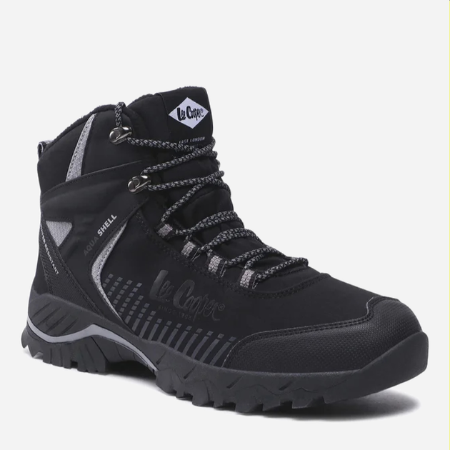 Zimowe buty trekkingowe męskie wysokie Lee Cooper LCJ-22-01-1399M 41 27 cm Czarne (5904292118144) - obraz 2