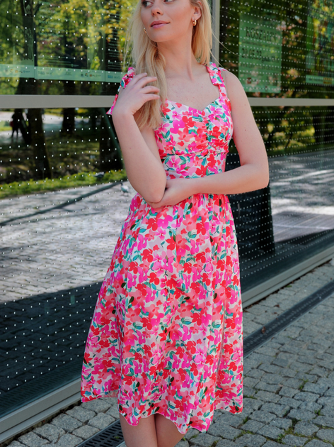 Sukienka letnia damska Merribel Bibi One size Różowa (5907621631543) - obraz 1