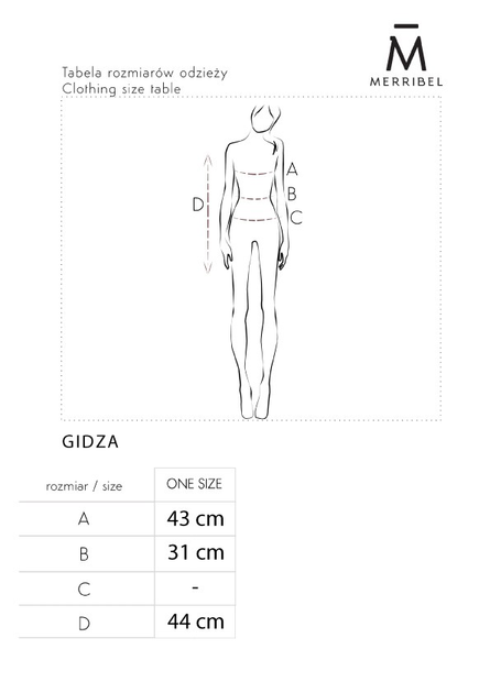 Кардиган жіночий Merribel Gidza One size Синій (5907621629595) - зображення 5