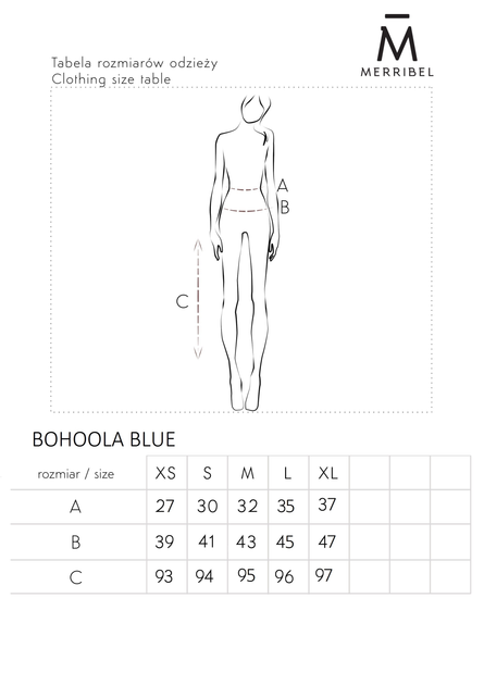 Джинси Skinny жіночі Merribel Bohoola S Сині (5907621631505) - зображення 4