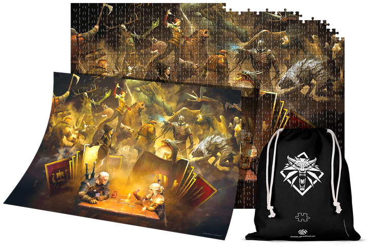 Пазли Good Loot Wiedźmin Playing Gwent 1000 елементів (5908305231448) - зображення 5