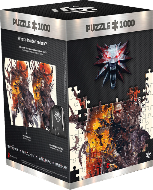 Пазли Good Loot Wiedźmin Monsters 1000 елементів (5908305231936) - зображення 3