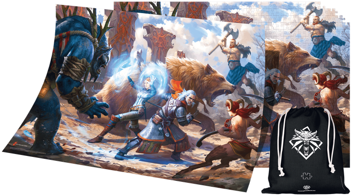 Пазли Good Loot Wiedźmin Geralt & Triss in Battle 1000 елементів (5908305233619) - зображення 7