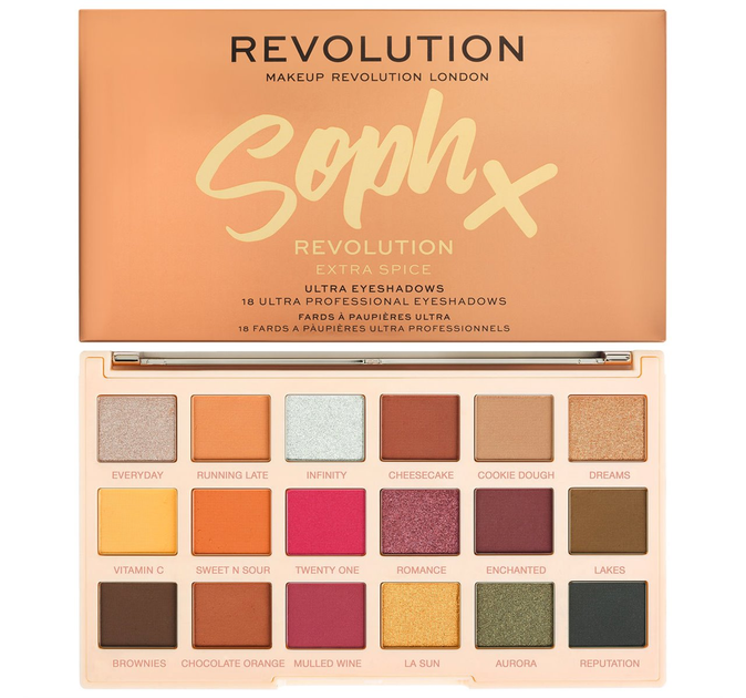 Paleta cieni do powiek Makeup Revolution X Soph Ultra Extra Spice 14 g (5057566092807) - obraz 1