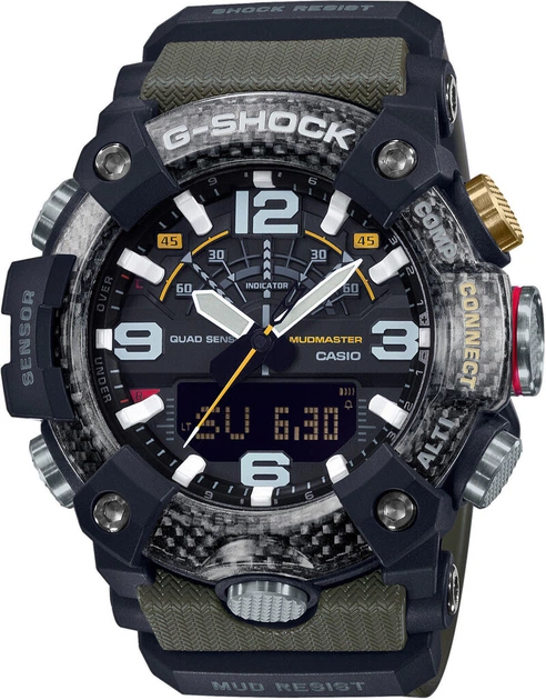 CASIO G-SHOCK GG−B100 Мужские часы CASIO G-SHOCK GG-B100-1A3ER MUDMASTER – купить онлайн