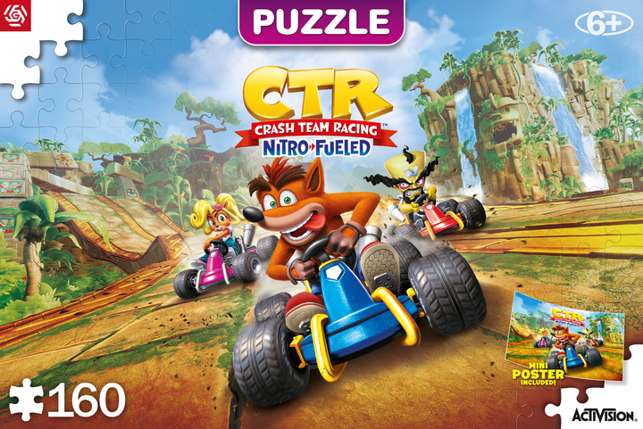 Puzzle dla dzieci Good Loot Crash Team Racing Nitro-Fueled 160 elementów (5908305240372) - obraz 1