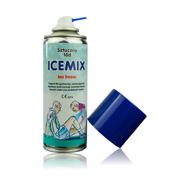 Охолоджуючий спрей "заморозка" спортивна ICEMIX "400мл. * 12 шт.(Польща) - зображення 7