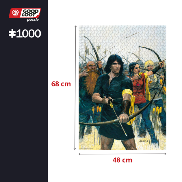Puzzle Good Loot Comic Book Series Thorgal - The Archers 1000 elementów (5908305242901) - obraz 3