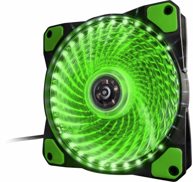 Вентилятор Frime Iris LED Fan 33LED Green (FLF-HB120G33) - изображение 1