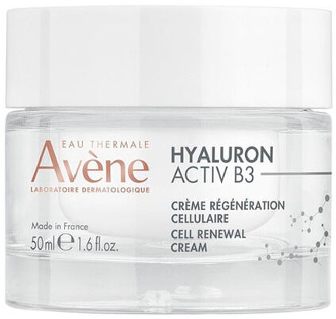 Krem do twarzy Avene Hyaluron Activ B3 Cell Regenerating Cream 50 ml (3282770153170) - obraz 1