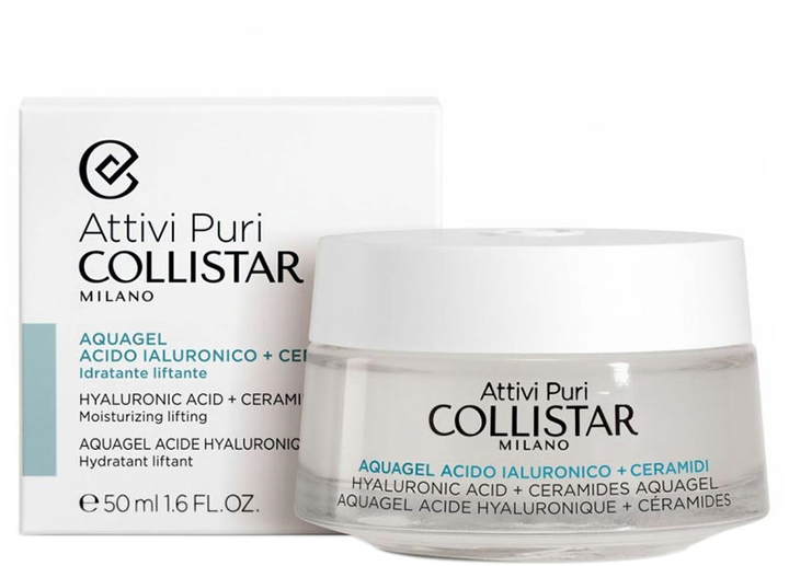 Гель для обличчя Collistar Attivi Puri Aquagel Hyaluronic Acid Creamides 50 мл (8015150218764) - зображення 1