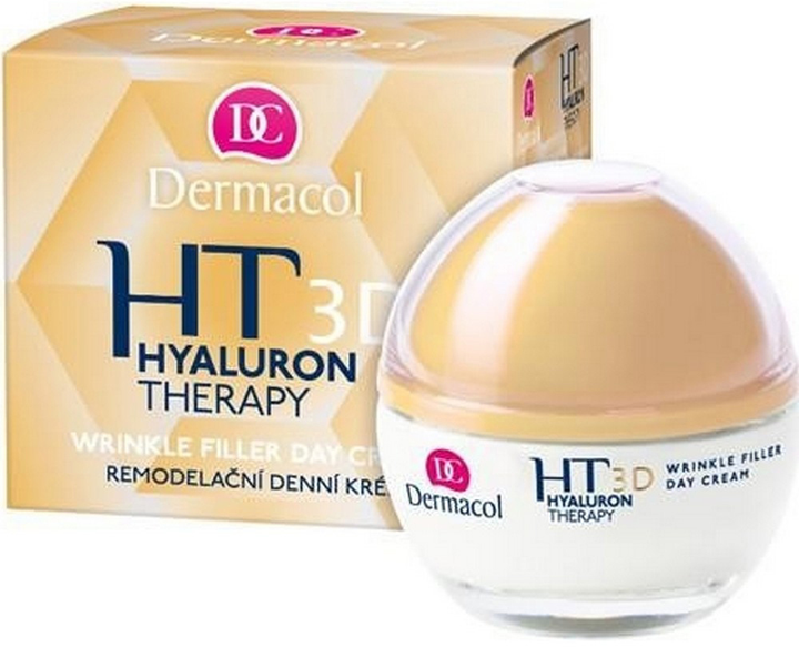 Крем для обличчя Dermacol Hyaluron Therapy 3D Wrinkle Filler Day Cream 50 мл SPF20 (8595003108379) - зображення 1