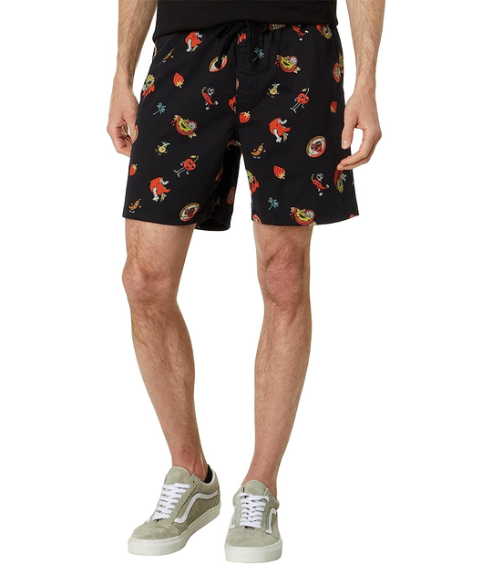 Шорты Vans Range Relaxed Elastic Black/Scarlet Ibis, M (46) (11813710 ...