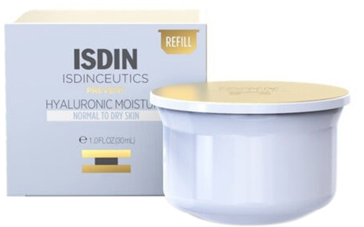 Krem do twarzy Isdin Isdinceutics Hyaluronic Moisture Normal to Dry Skin Refill Zapasowy blok 30 ml (8429420222946) - obraz 1
