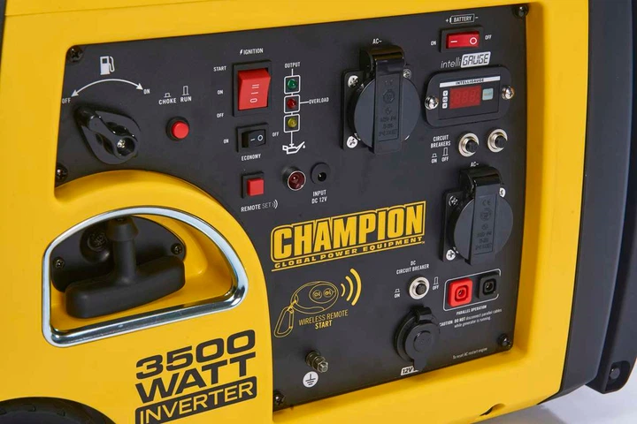 Inwerterowy generator benzynowy Champion 3500 W 3.2/3.5 kW (73001I-P-EU) - obraz 4