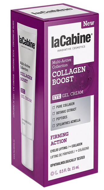 Гель для шкіри навколо очей La Cabine Collagen Boost Eye Gel Cream 15 мл (8435534406233) - зображення 2