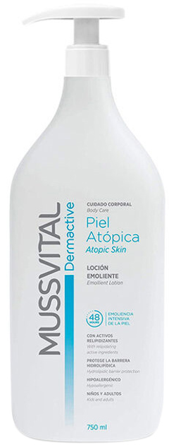 Емульсія для обличчя Mussvital Dermoactive Atopic Emollient Lotion 750 мл (8430442004052) - зображення 1