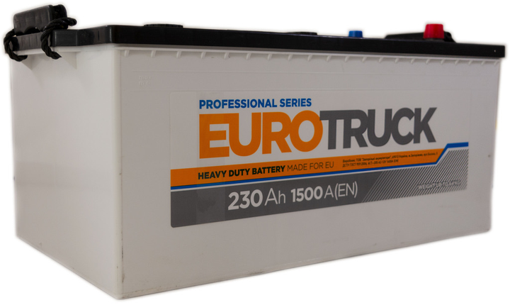 Аккумулятор 230 прямая (+ слева) 1500А Eurotruck 000251916 - изображение 2