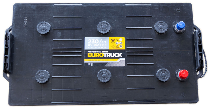Акумулятор 230 прямий (+ зліва) 1500А Eurotruck 000251916 - зображення 3