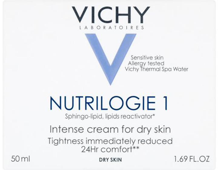 Krem do twarzy Vichy Nutrilogie 1 Day Cream For Dry Skin 50 ml (3337871307738) - obraz 2