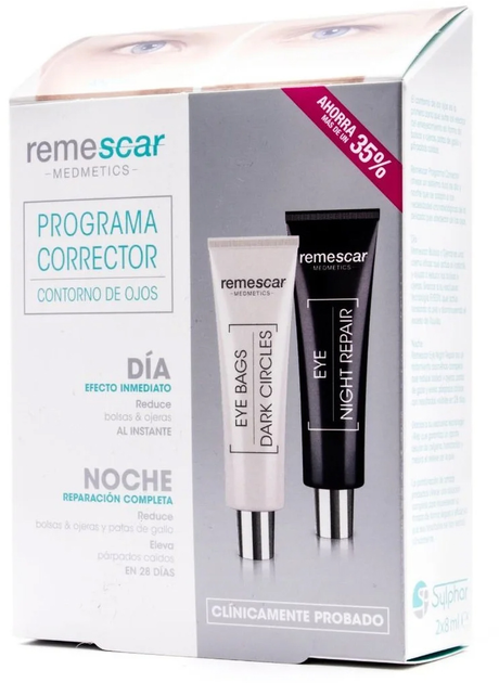 Набір для контурування очей Remescar Eye Contour Corrector Program 2х8 мл (5425012533257) - зображення 1