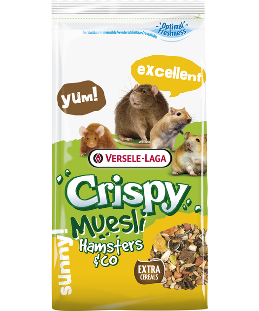 Корм для хомяков Versele-Laga Crispy Muesli Hamster ВЕРСЕЛЕ-ЛАГА КРИСПИ ...