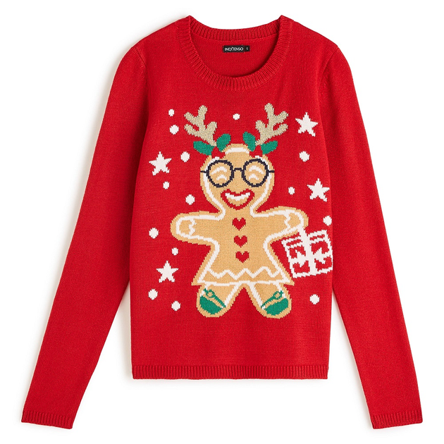 Свитер женский In Extenso, XS, S, M, L, XL, XXL, красный - Фото 2 Свитер женский In Extenso, XS, S, M, L, XL, XXL, красный - изображение 2
