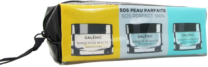 Kremowa maska do twarzy Galenic Sos Perfect Skin Set Trio Beauty Masks 3 x 15 ml (3282770205848) - obraz 1