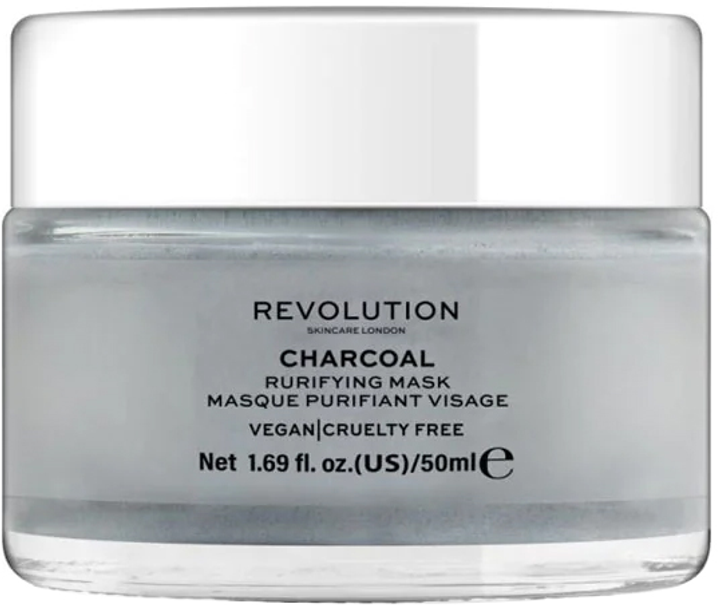 Kremowa maska do twarzy Makeup Revolution Charcoal Purifying Mask 50 ml (5057566118620) - obraz 1