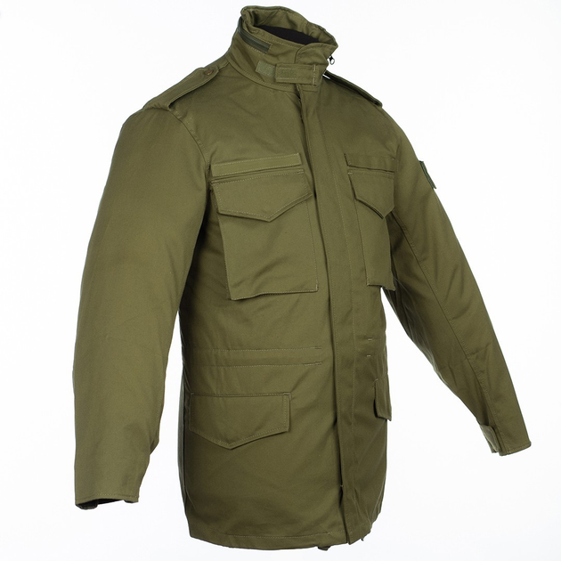 Куртка тактическая Brotherhood M65 хаки олива демисезонна с пропиткой 48-50/182-188 - изображение 1