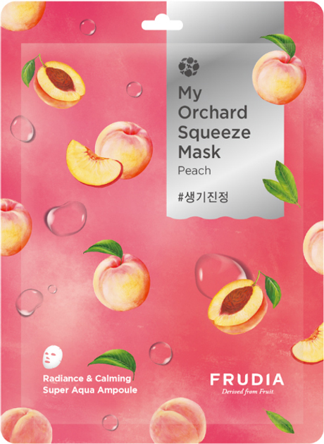 Maseczka do twarzy na tkaninie Frudia My Orchard Squeeze Mask Peach 20 ml (8803348040231) - obraz 1