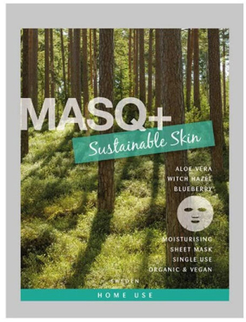 Maseczka do twarzy na tkaninie MASQ+ Sustainable Skin Mask 25 ml (7350079761504) - obraz 1