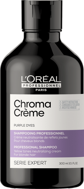 Акція на Професійний крем-шампунь L`Oreal Professionnel Chroma Creme для Нейтралізації небажаної жовтизни 300 мл від Rozetka