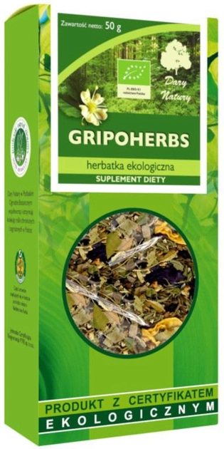 Чай Dary Natury Gripoherbs Eco добавка 25 г (5902581617101) - зображення 1