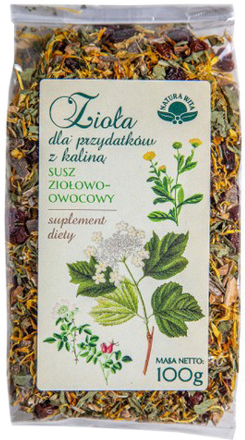Чай Natura Wita Травы для придатков с калиной 100 г (5902194544825) - изображение 1