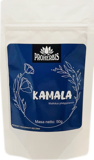 Диетическая добавка против паразитов Proherbis Kamala 50 г (5902687152056) - изображение 1