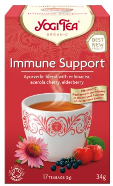 Чай для поддержки иммунитета Yogi Tea 17x2 г (4012824403222) - изображение 1