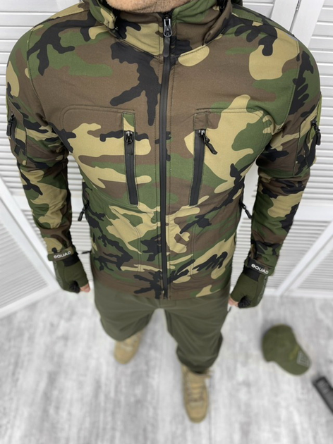 Куртка армійський софтшел fozzy Мультикам S - зображення 1