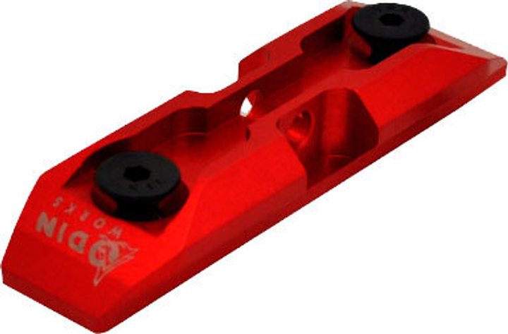 Низкопрофильный адаптер для сошек ODIN M-Pod на базу крепления M-LOK Цвет - Красный - изображение 1
