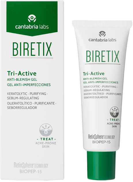 Гель для лица Endocare Biretix Tri-Active Anti-Blemish Gel 50 мл ...