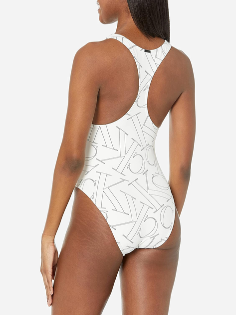Слитный купальник женский Calvin Klein Underwear 410345057 L Белый ...