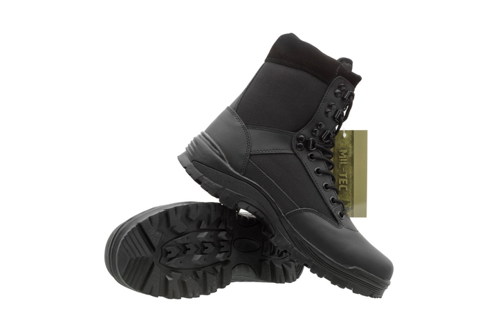 Черевики Mil-Tec Tactical boots black на блискавці Німеччина 41 - зображення 1