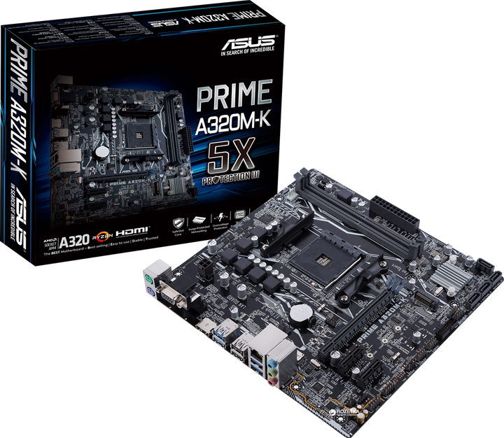 Материнская плата Asus Prime A320M-K Socket AM4 – фото, отзывы ...