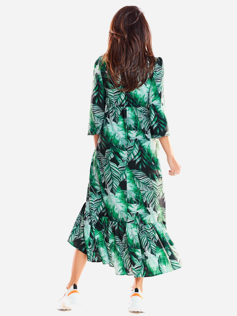 Sukienka trapezowa damska Awama A322 106876 XL Zielona (5902360544604) - obraz 2