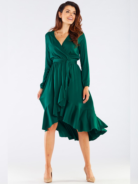 Плаття жіноче Awama A456 1098943 XL Зелене (5902360560079) - зображення 5