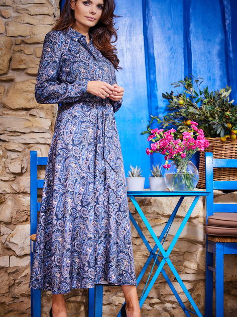 Sukienka koszulowa damska Awama A467 1220669 S Granatowa (5902360561656) - obraz 7