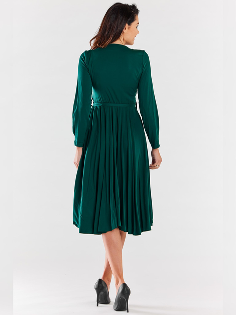 Плаття жіноче Awama A471 1220682 L Темно-зелене (5902360564732) - зображення 2