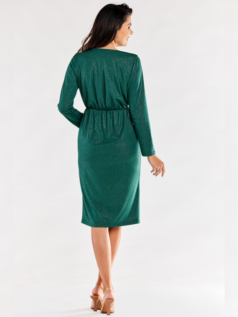Плаття жіноче Awama A548 1259696 XL Темно-зелене (5902360574106) - зображення 2