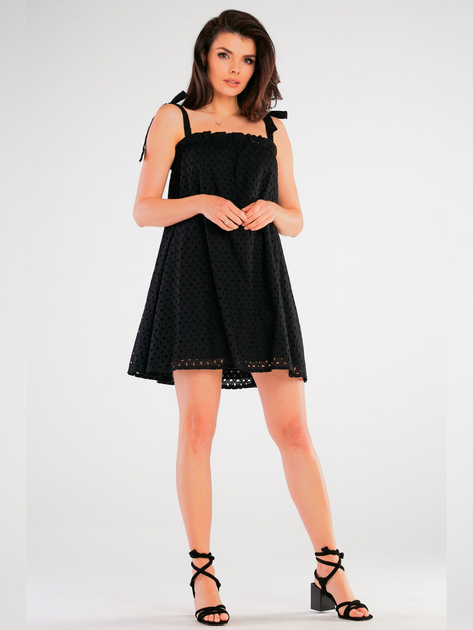 Sukienka letnia damska Awama A434 1185443 S/M Czarna (5902360557062) - obraz 3